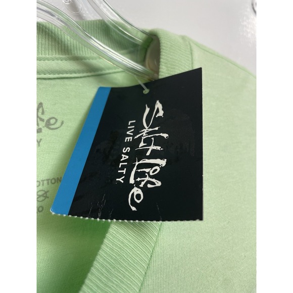 Salt Life Watermen Mens XXL Light Green Graphic Long Sleeve T-Shirt (W9) NWTs - Picture 3 of 5